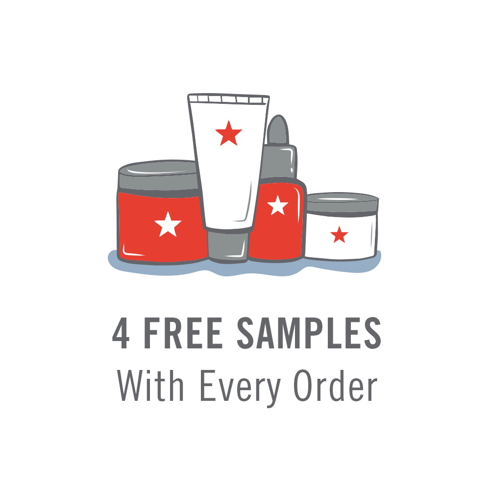4 free samples with every order